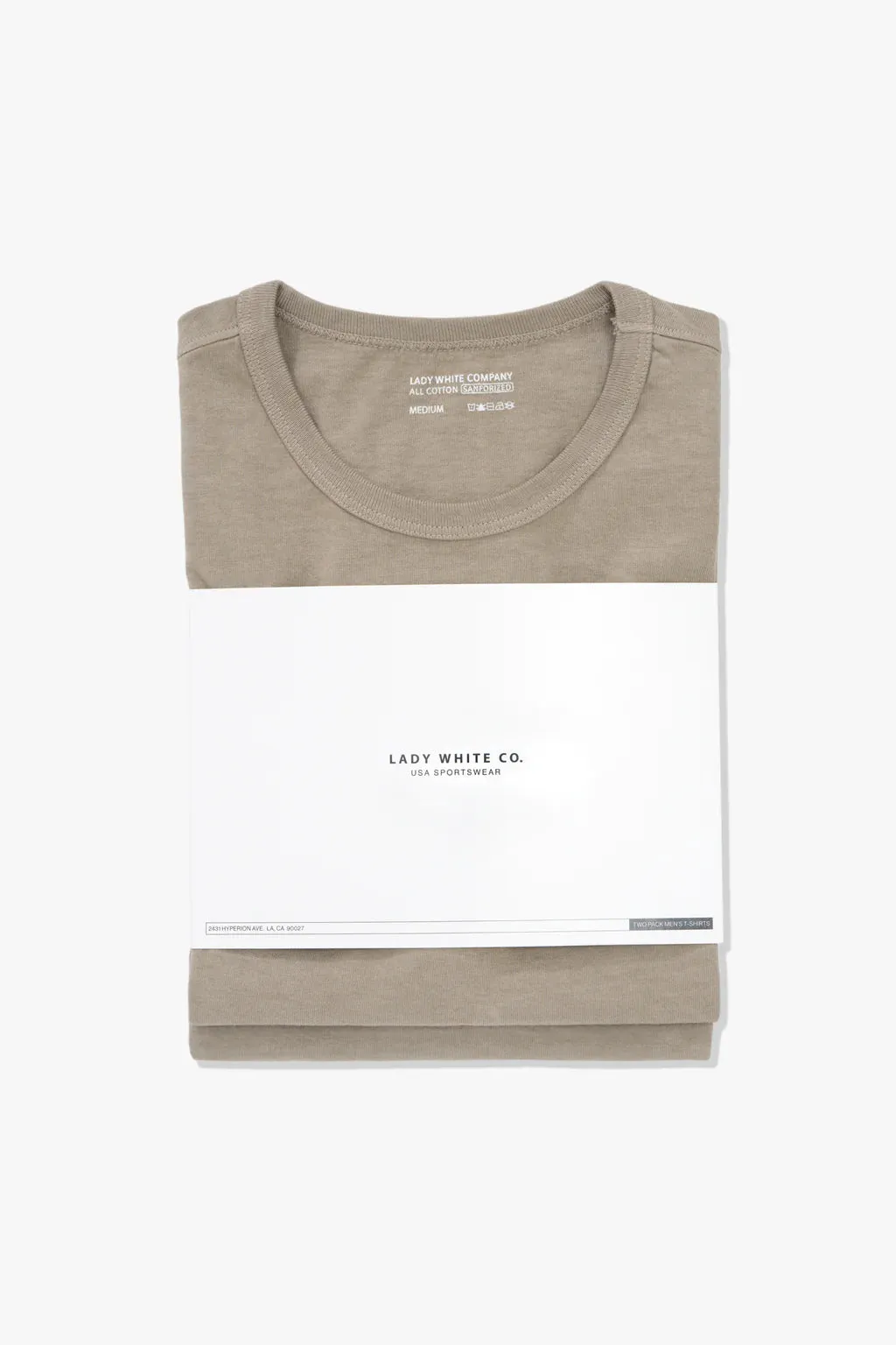 2-Pack T-Shirt - Almond