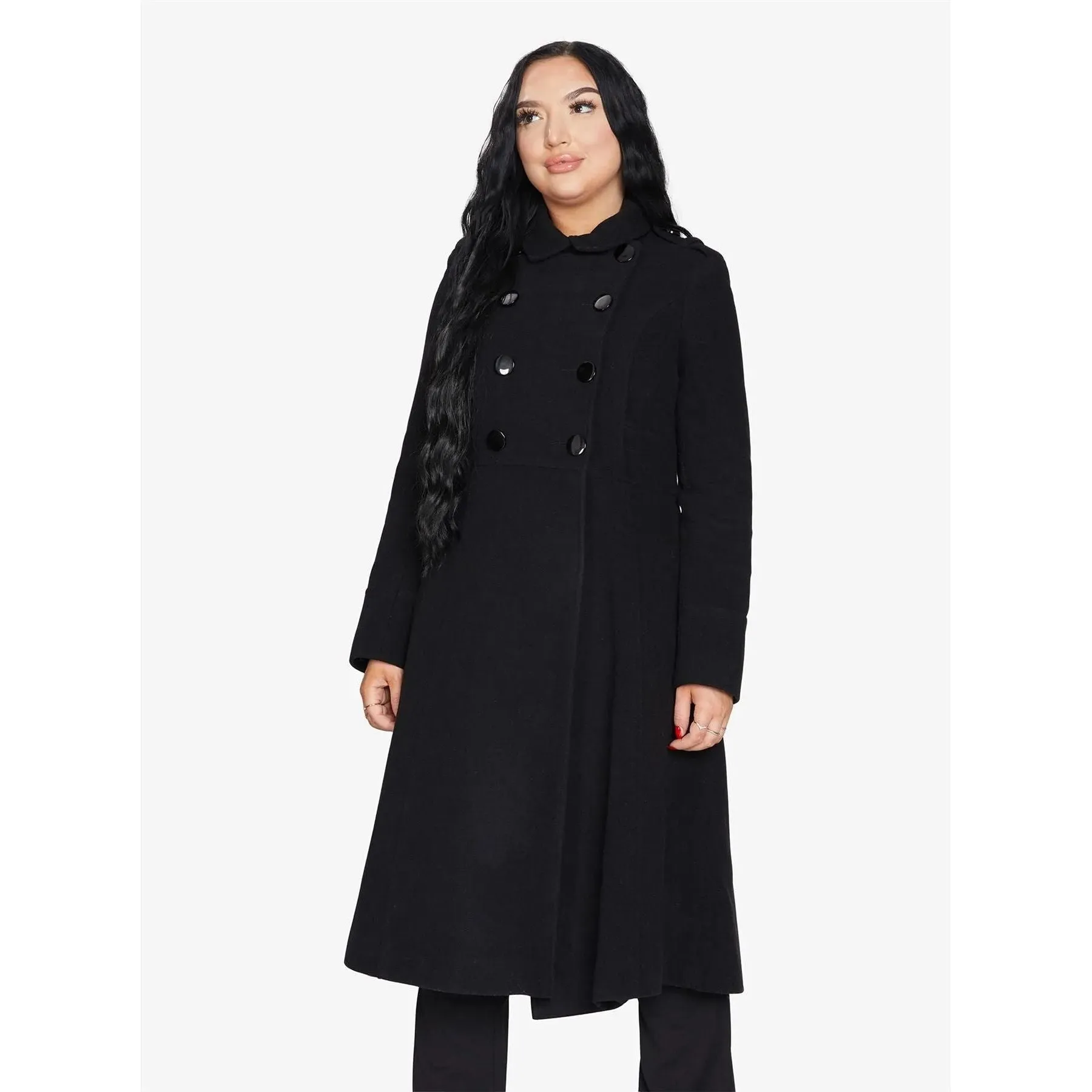 A-Line Double Breasted Coat
