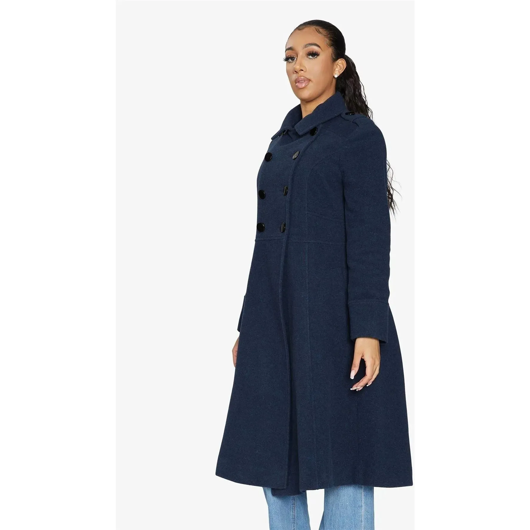 A-Line Double Breasted Coat