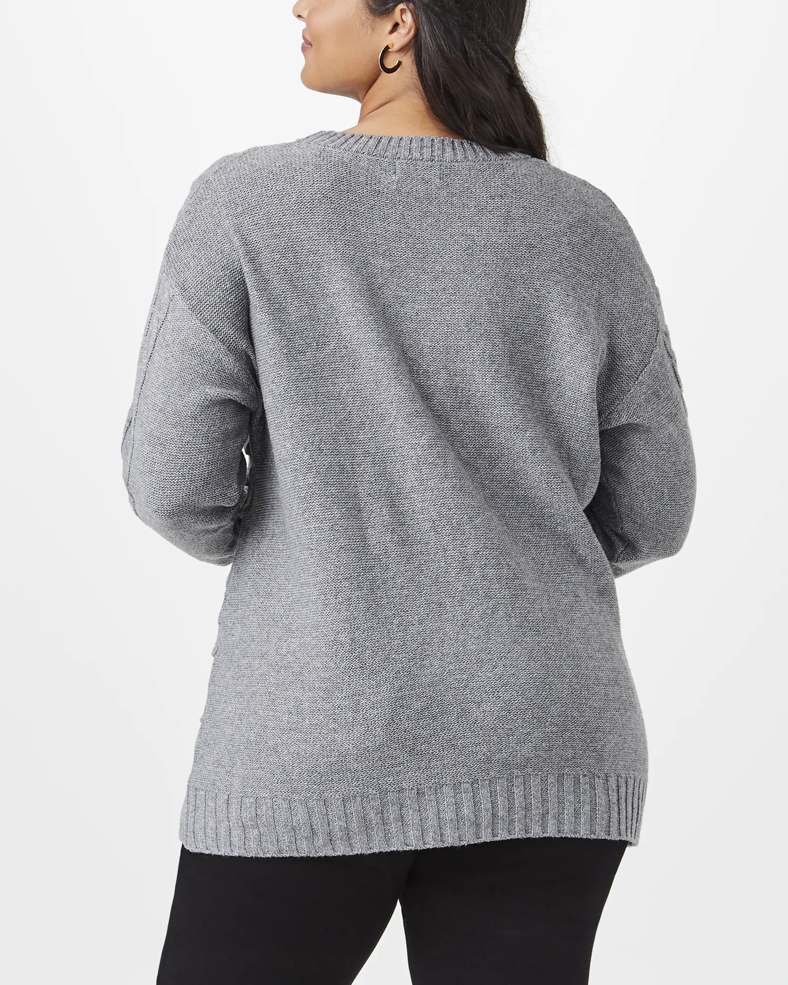 Adelaide Pullover Sweater | Light Grey