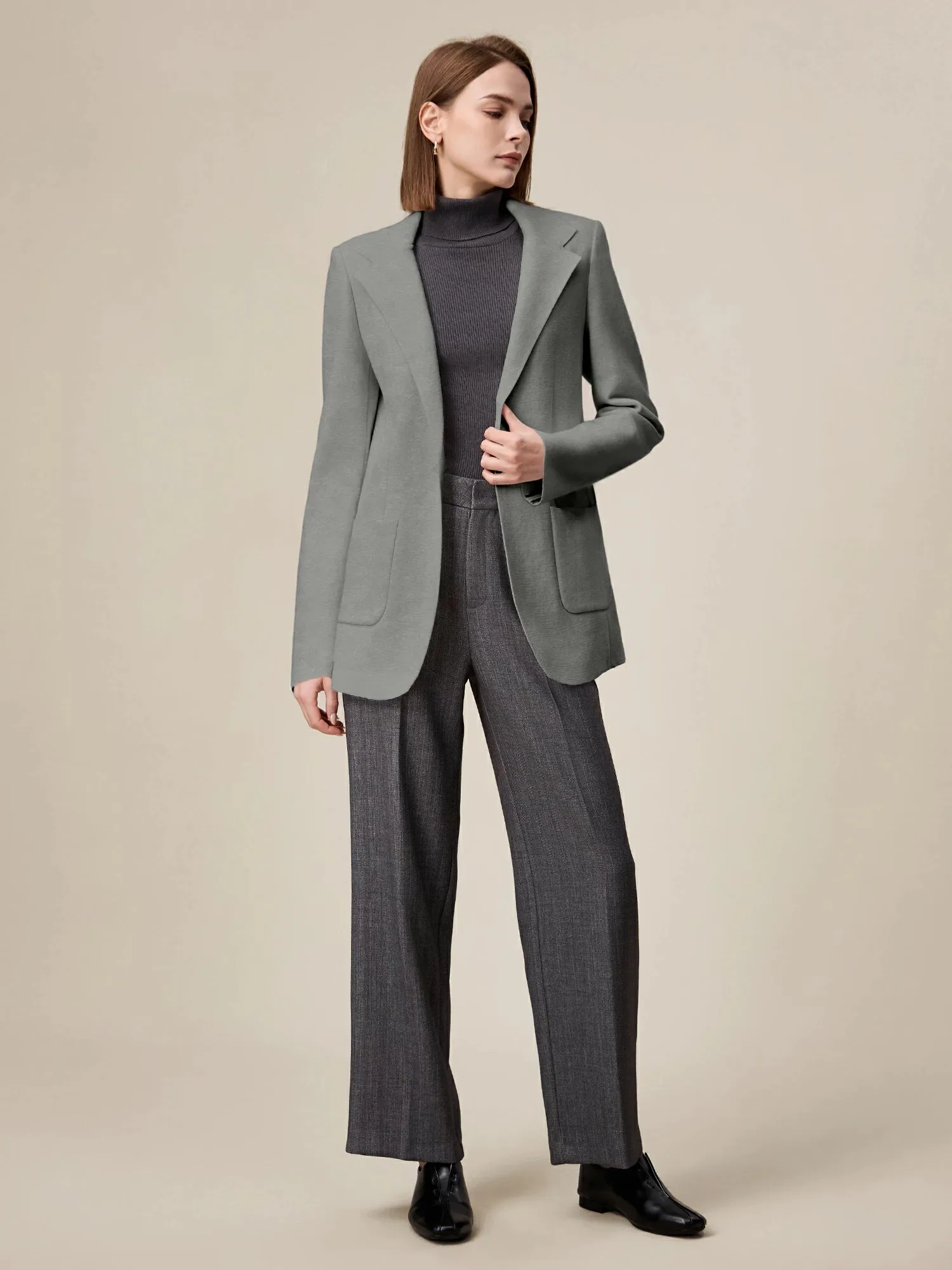 Amoretu The 7th Gen Ladies' Knitted Blazer