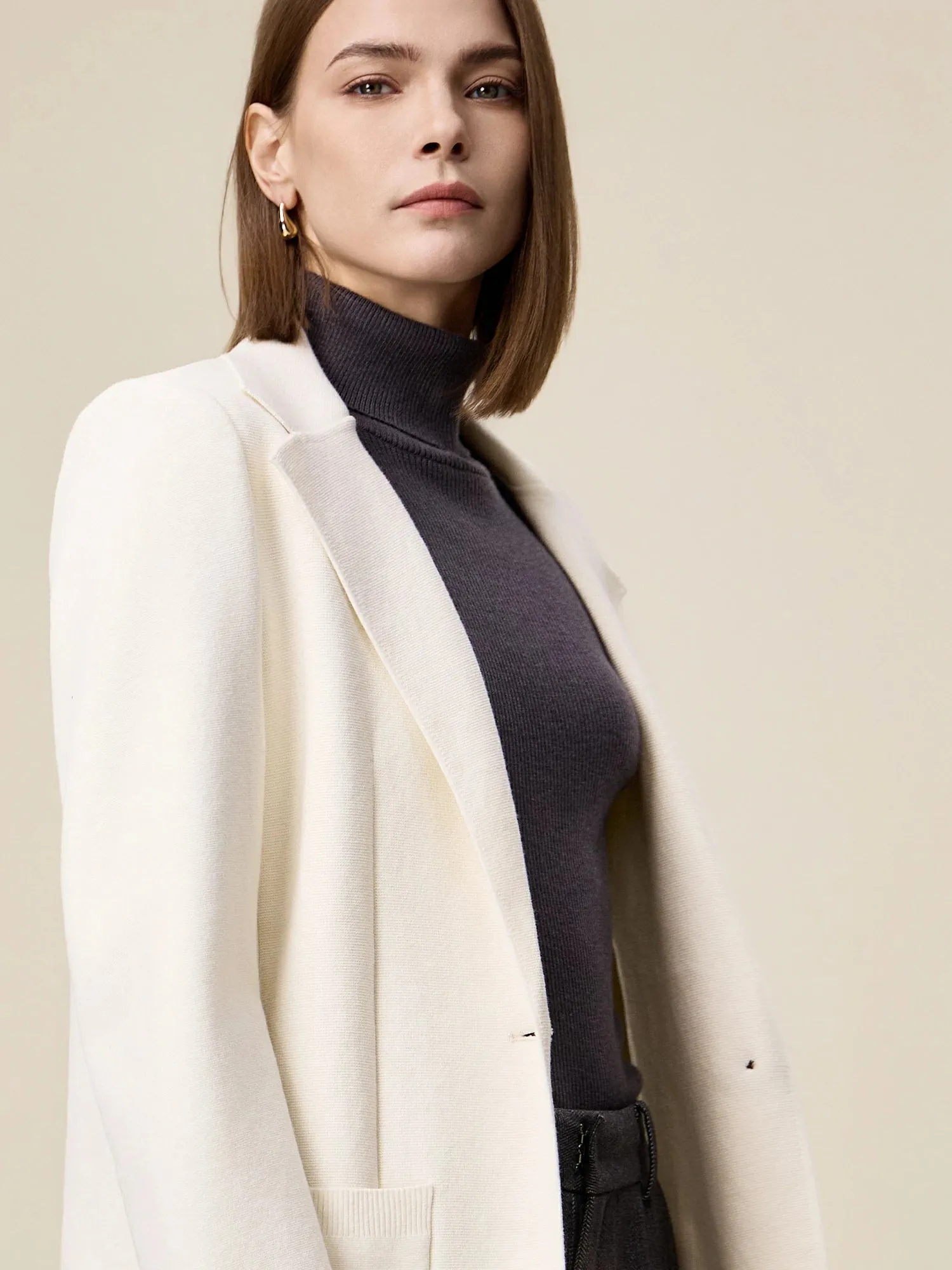 Amoretu The 7th Gen Ladies' Knitted Blazer