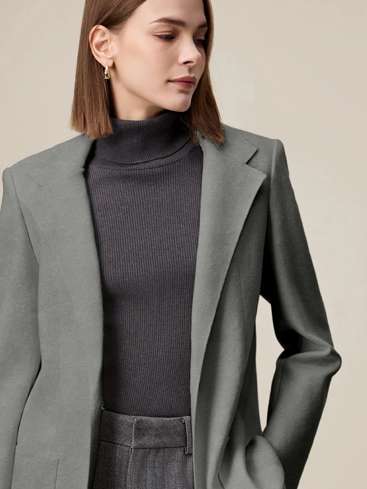 Amoretu The 7th Gen Ladies' Knitted Blazer