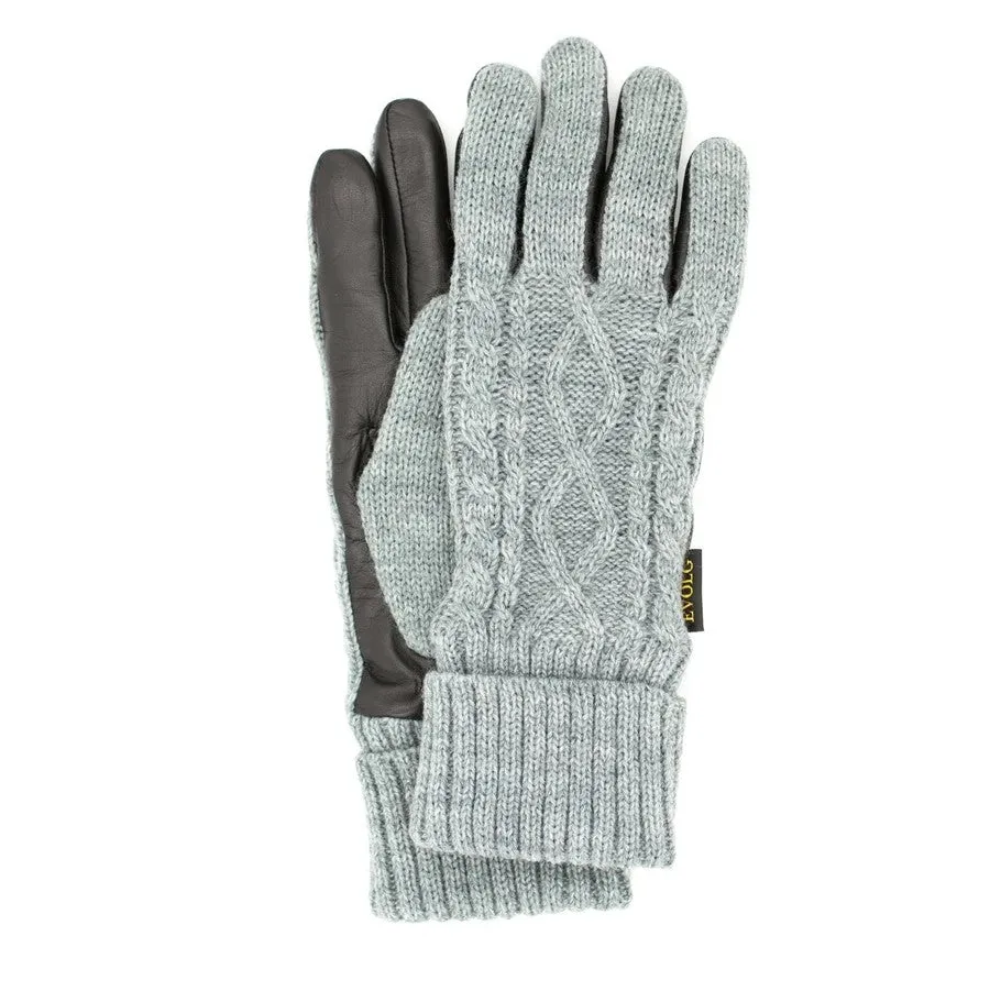 Bind Leather Gloves (Grey)