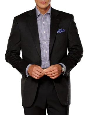 Cashmere Classic Fit Sport Coat (Black)