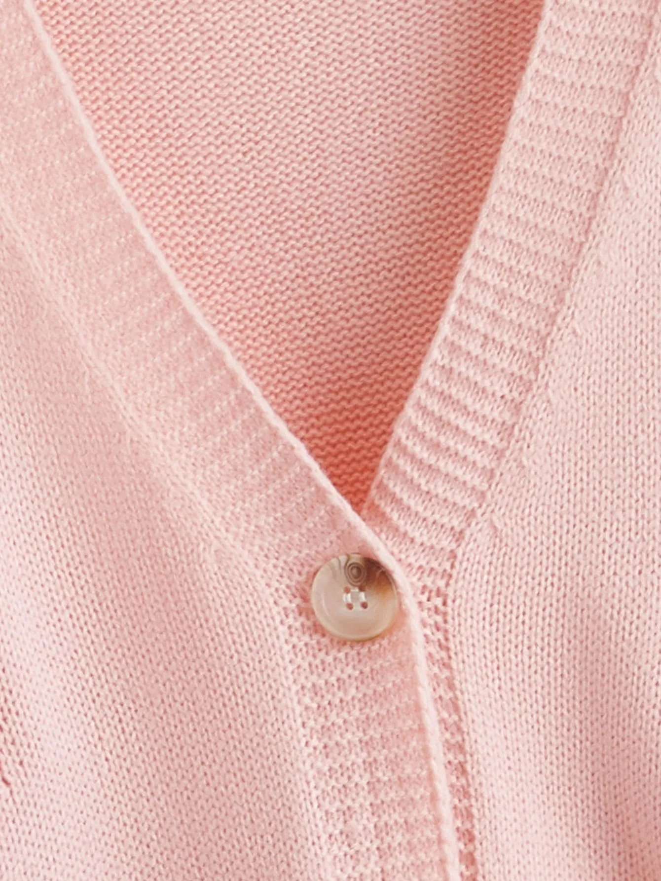 Casual Graphic Button Long Sleeve V Neck Regular Women Cardigan