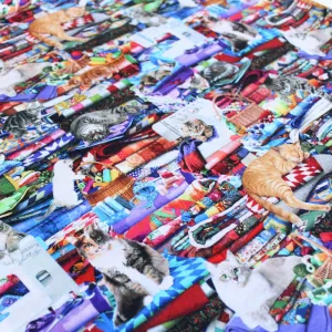 Cats On Quilts Multi