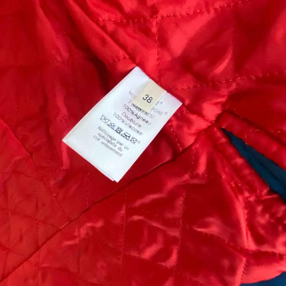 Celine Blue Leather Vest Jacket
