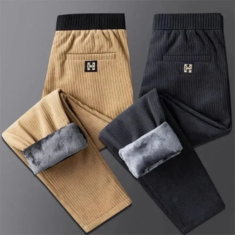 Corduroy Sherpa-Lined Joggers