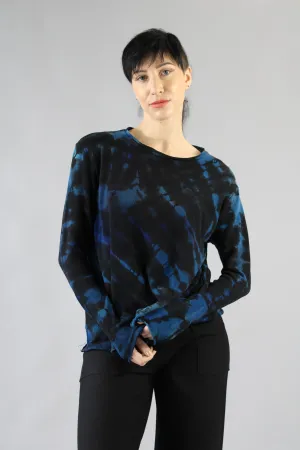 Cozy Sweater Spiral Blue