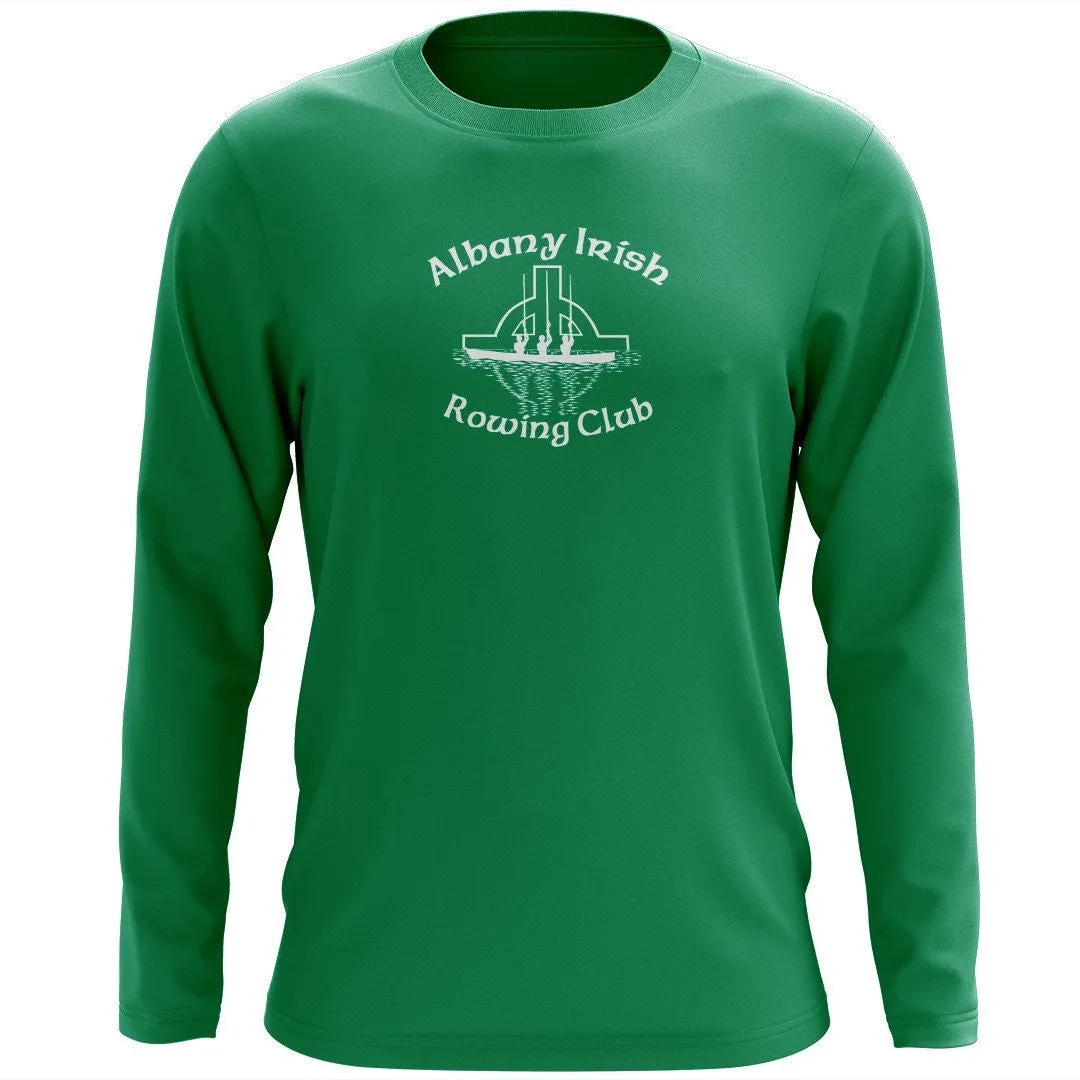 Custom Albany Irish Rowing Club Long Sleeve Cotton T-Shirt