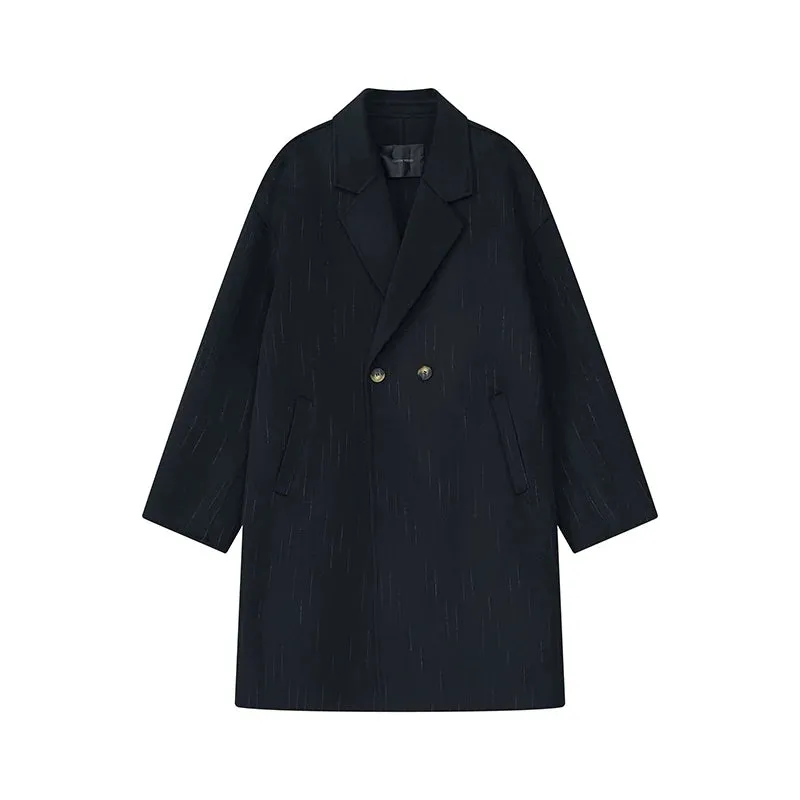 Double-Breasted Wool Overcoat