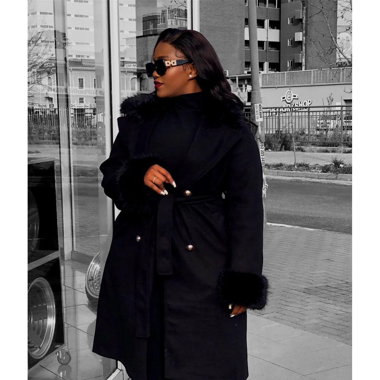 Double Faced Fur Coat