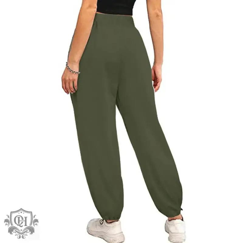 Drawstring Ankle Banded Pants