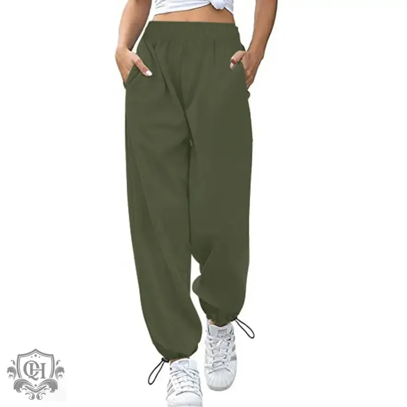 Drawstring Ankle Banded Pants