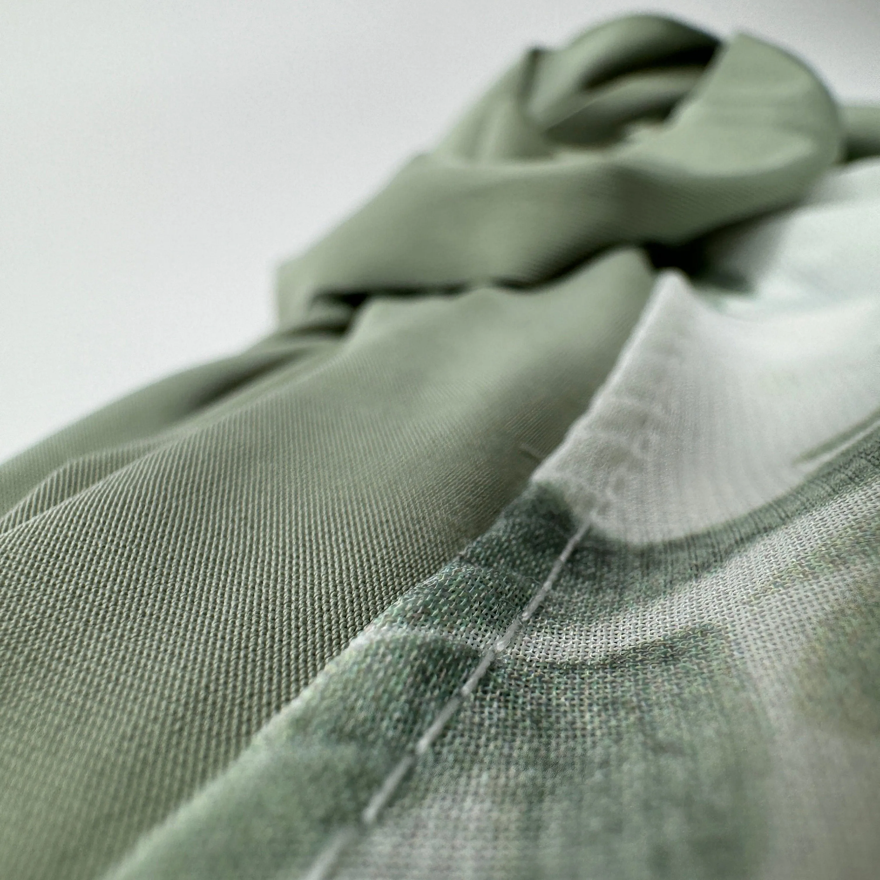 Edelweiss Green Floral Print Chiffon Ballet Wrap Skirt - Classical