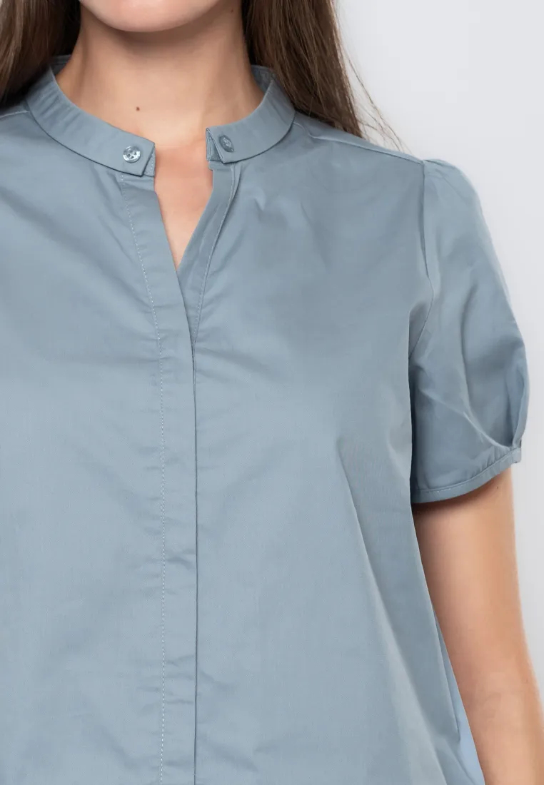 Elowen Collared Cotton Blouse
