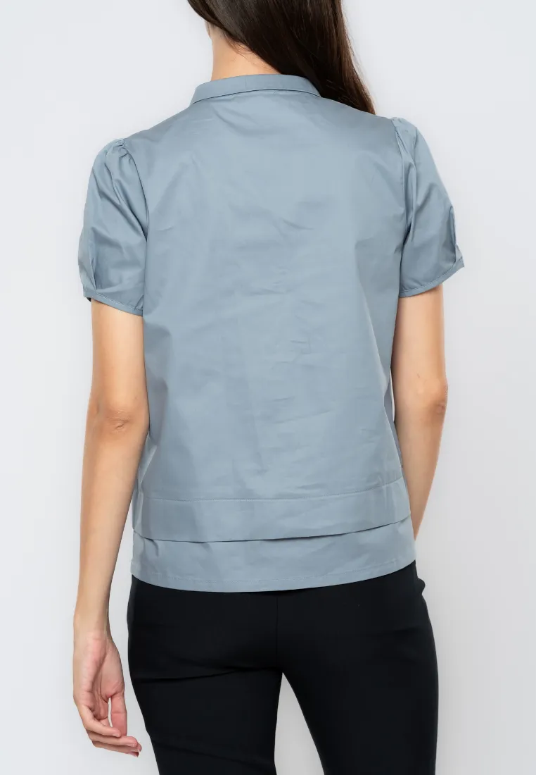 Elowen Collared Cotton Blouse