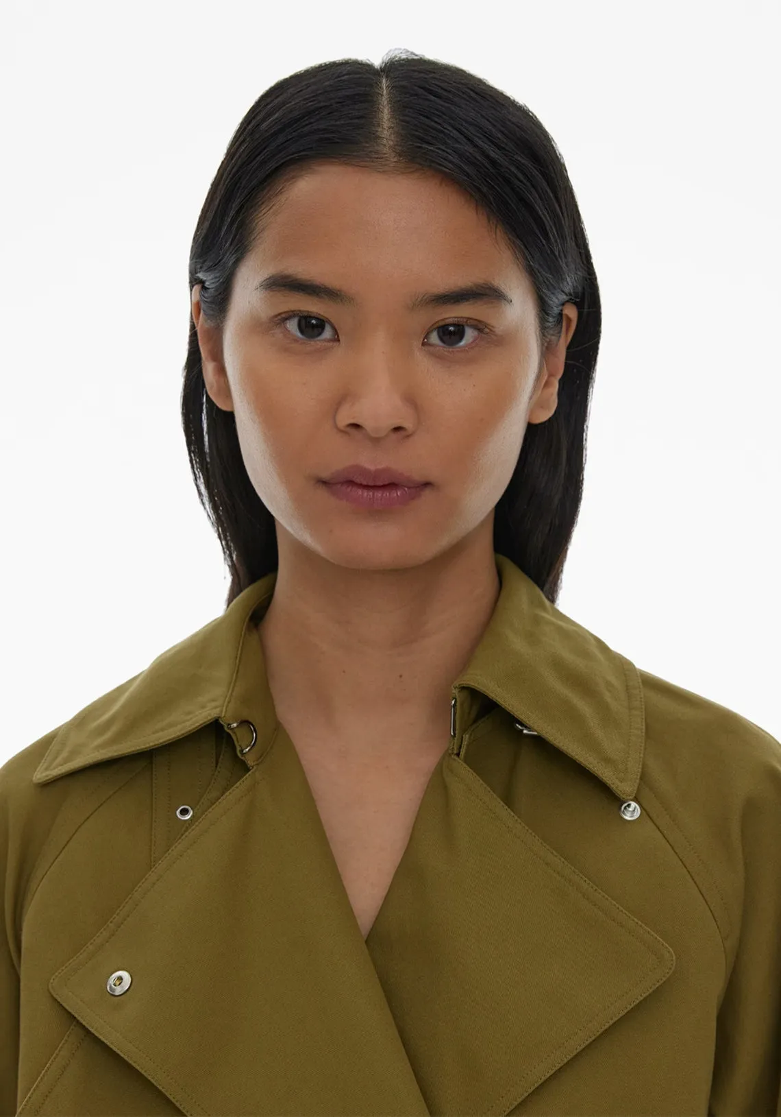 HYBRID TRENCH BURNT OLIVE