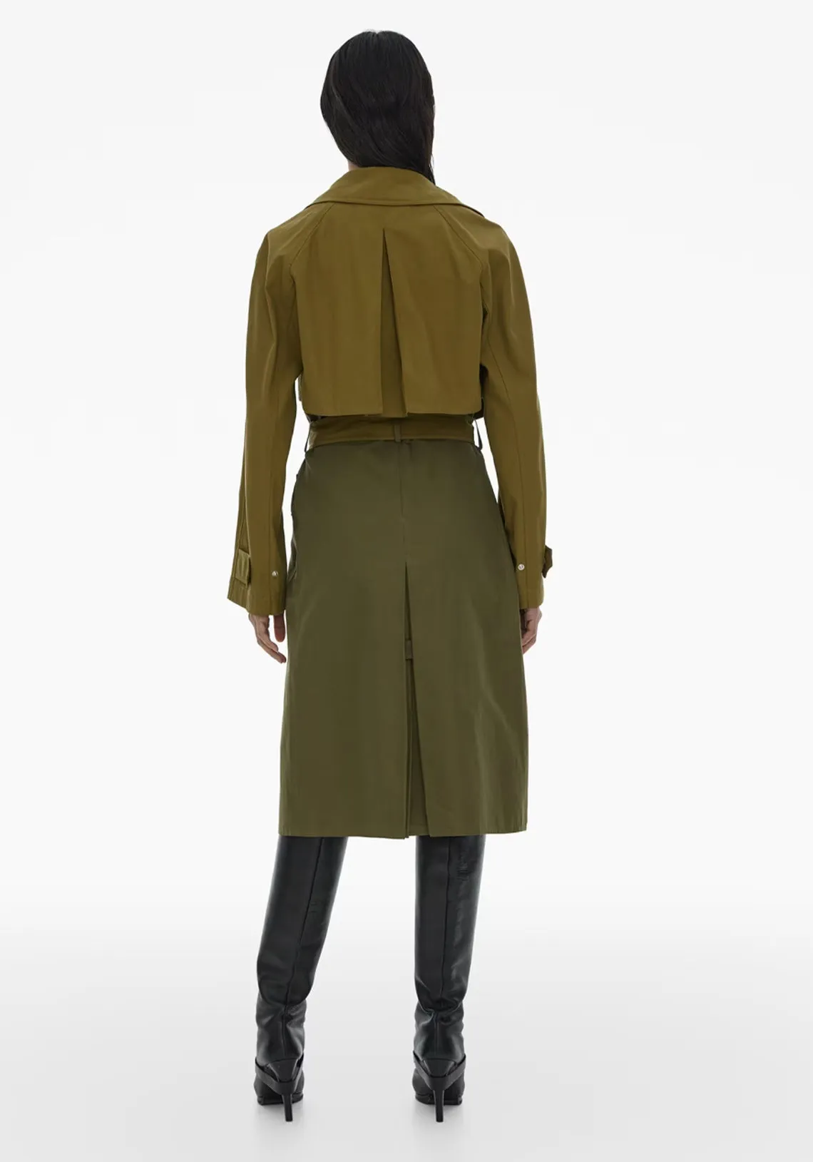 HYBRID TRENCH BURNT OLIVE