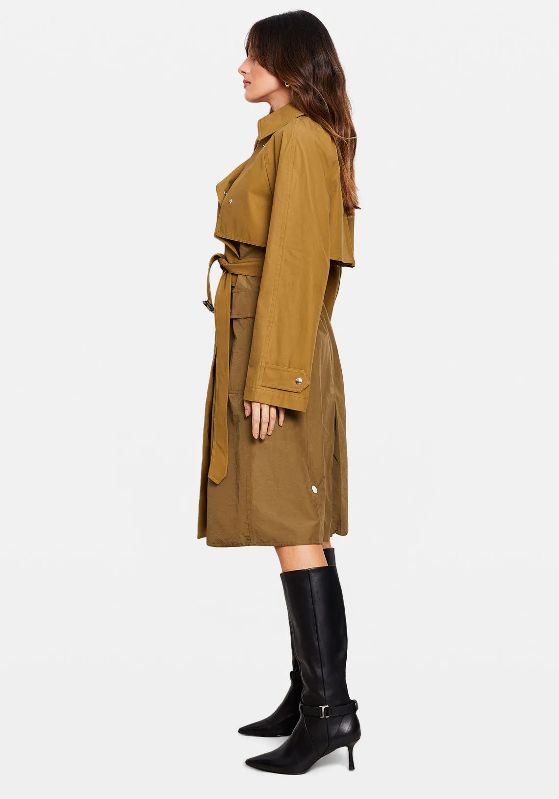 HYBRID TRENCH BURNT OLIVE