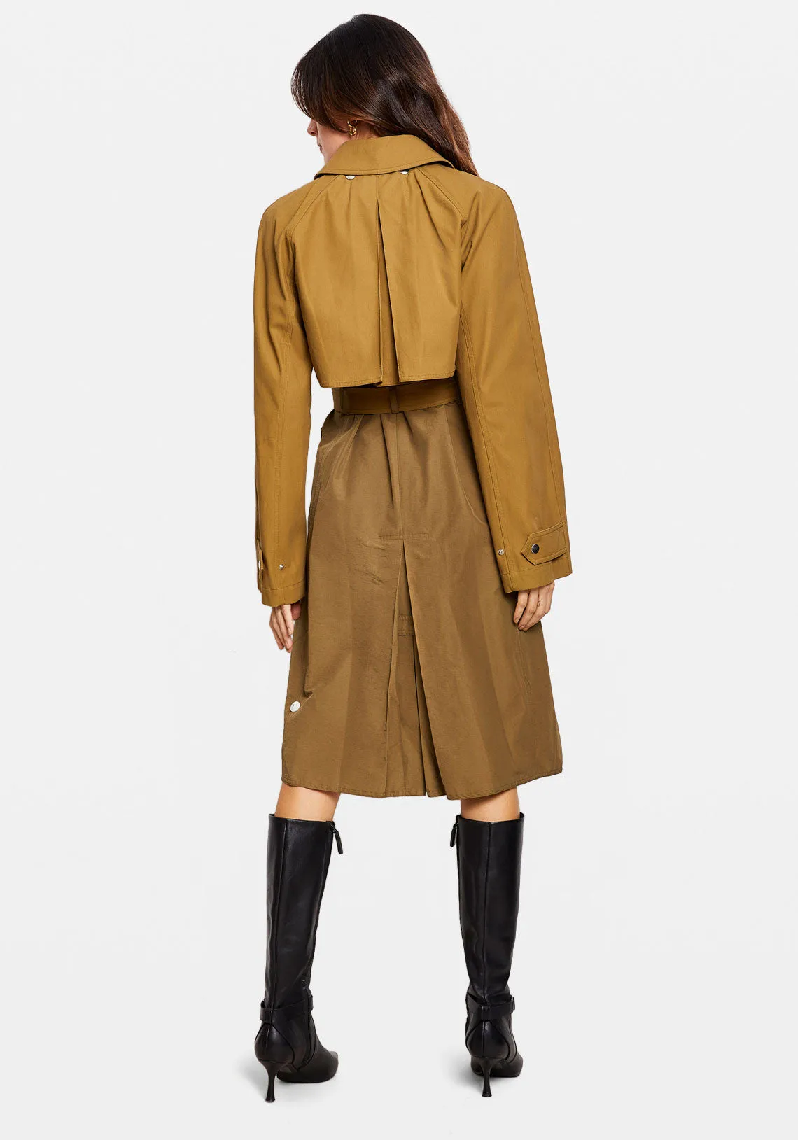 HYBRID TRENCH BURNT OLIVE