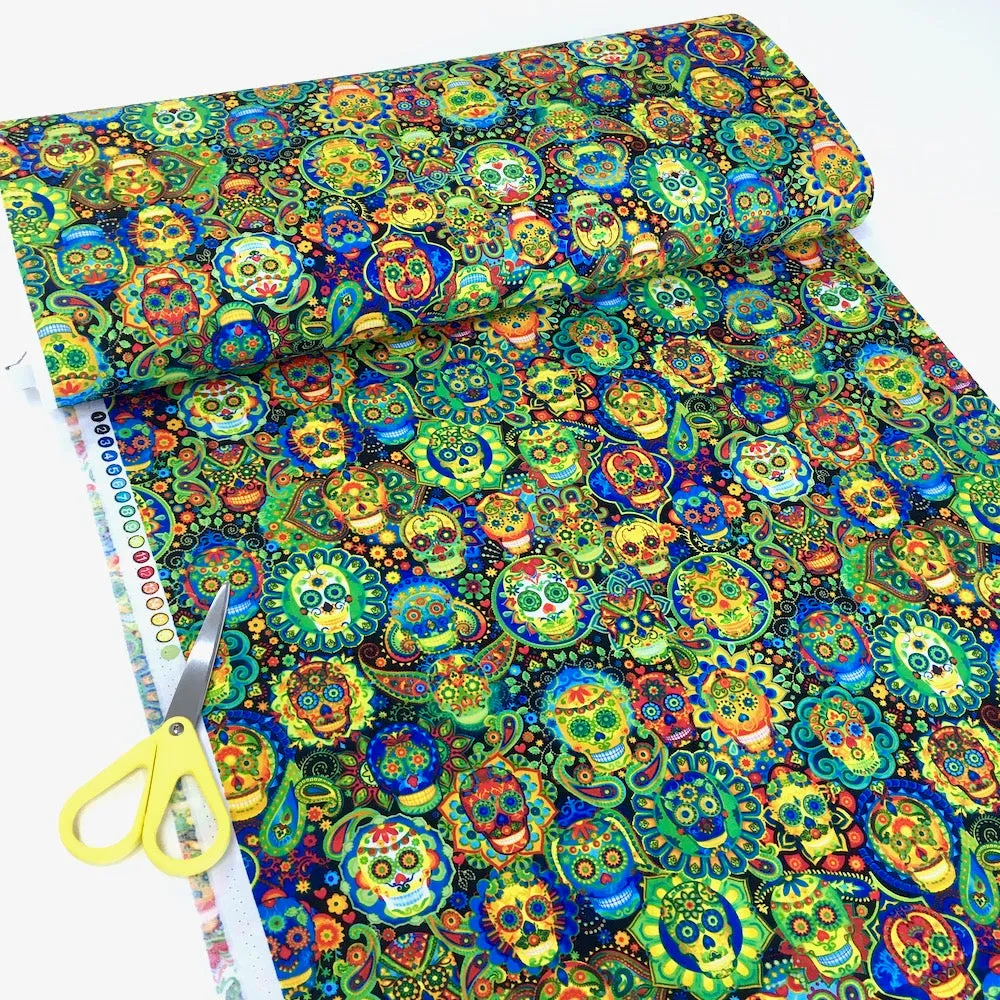 Kaleidoscope Skulls Multi