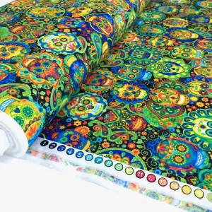 Kaleidoscope Skulls Multi