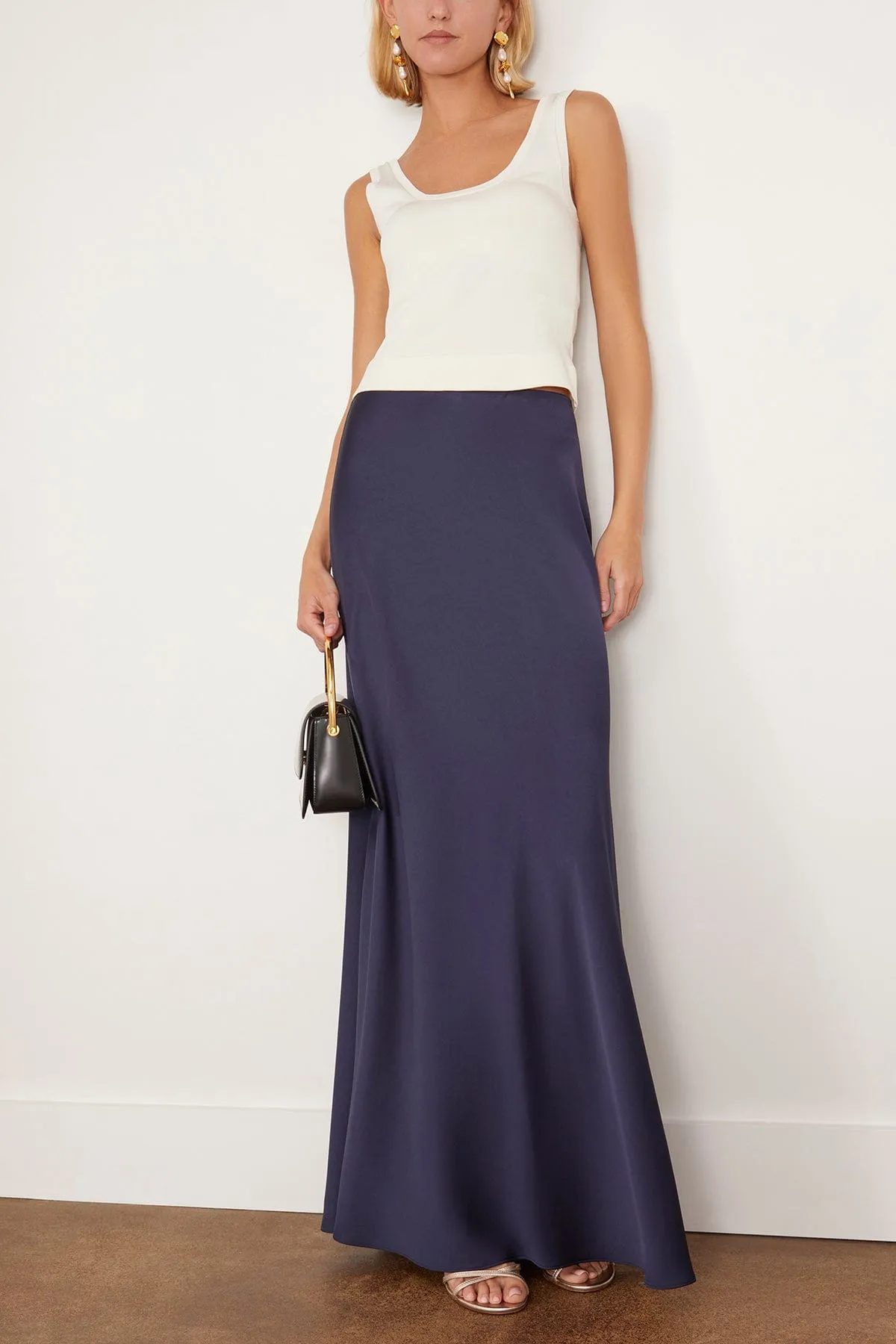 Kiri Maxi Skirt in Midnight