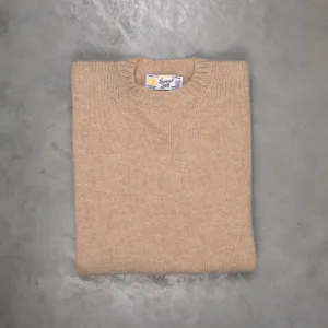 Laurence J. Smith Super soft Seamless Crew Neck Pullover Oatmilk