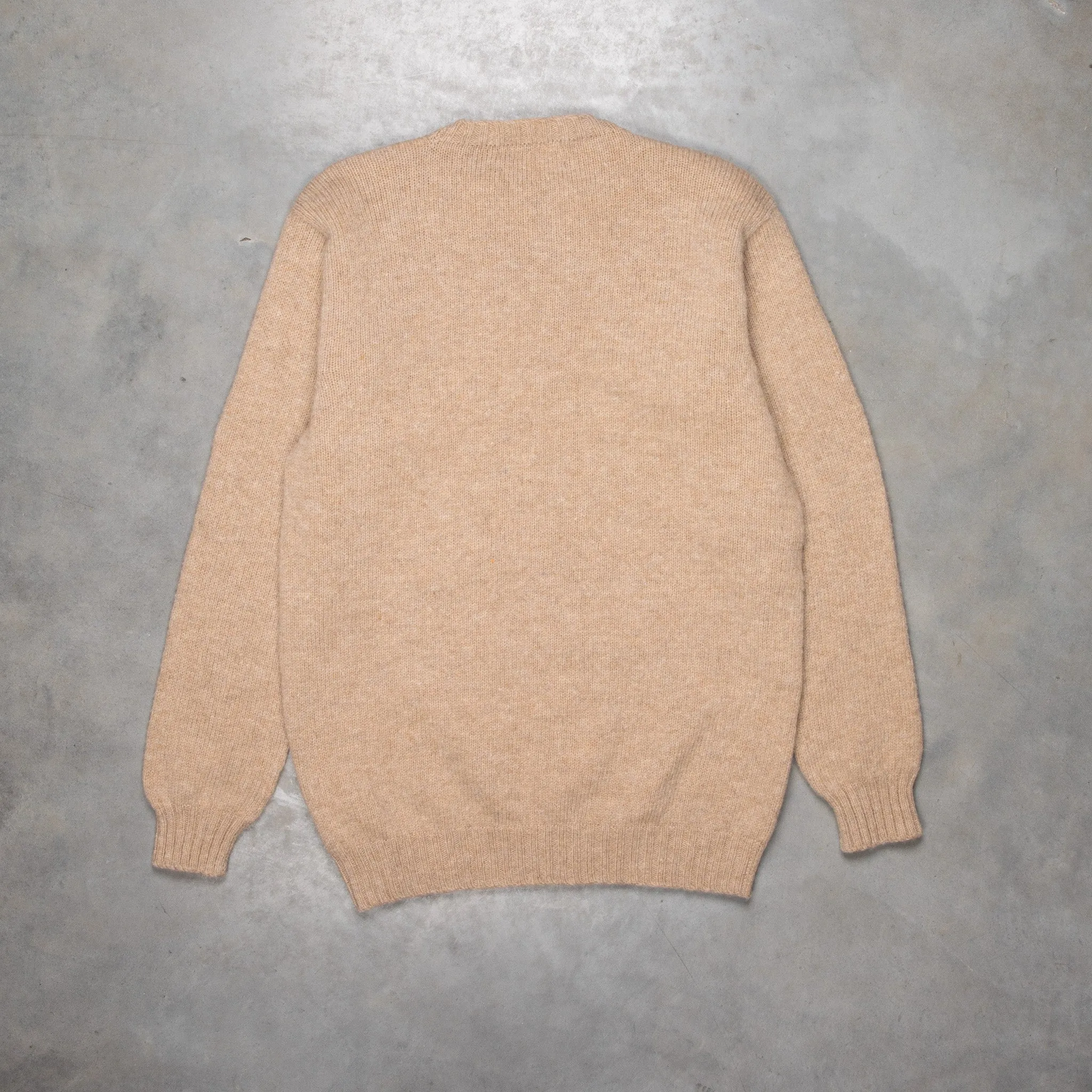 Laurence J. Smith Super soft Seamless Crew Neck Pullover Oatmilk