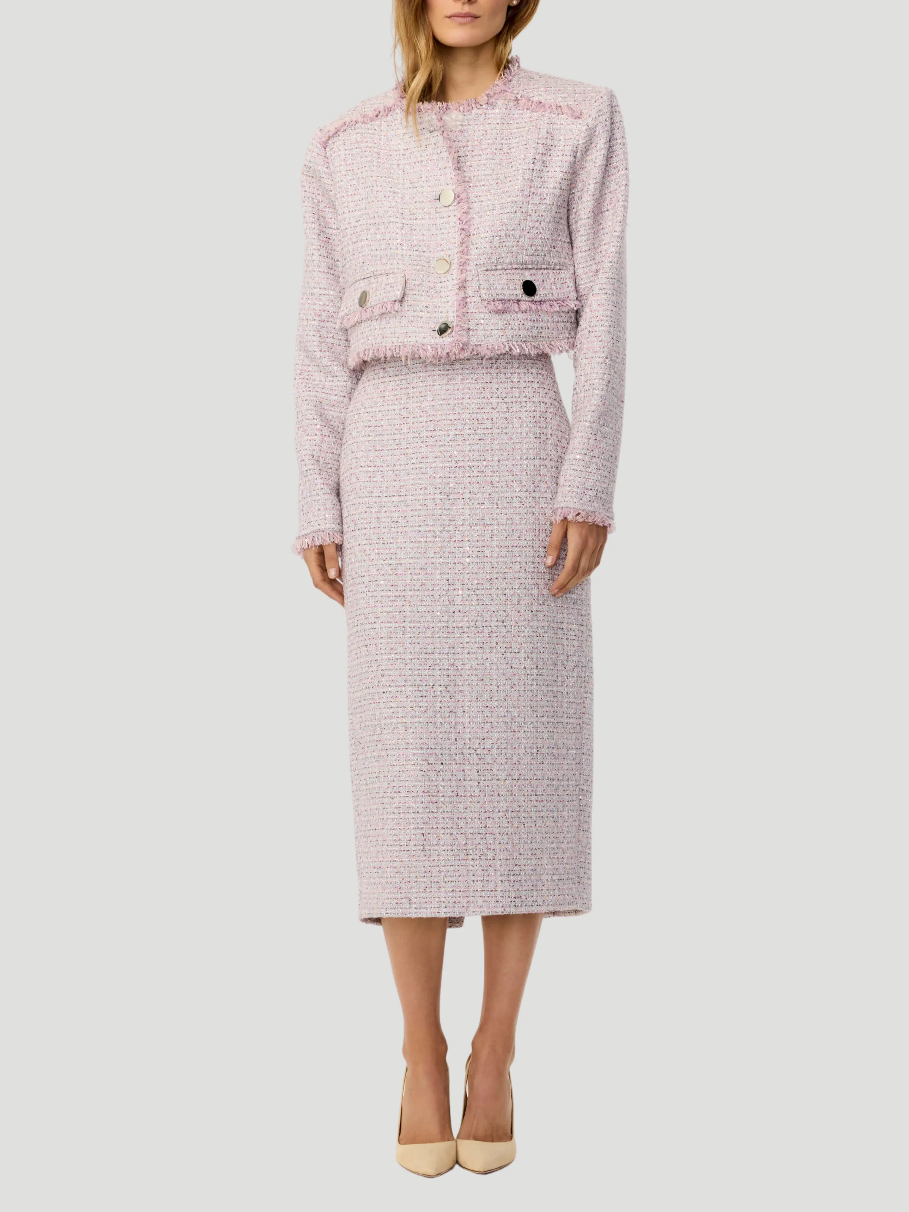 Leilani Tweed Pencil Skirt