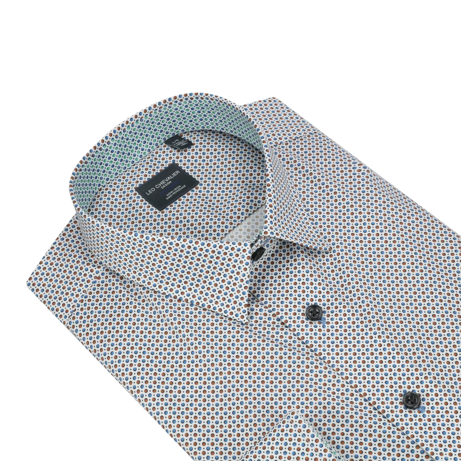 Leo Chevalier - Long Sleeve Shirt - Classic Fit - Big and Tall - 621449/QT