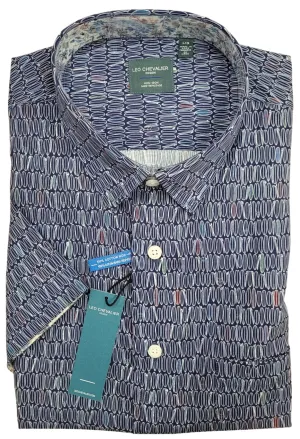 Leo Chevalier - Short Sleeve Shirt - Casual Fit - 100% Cotton Non-iron - 624358