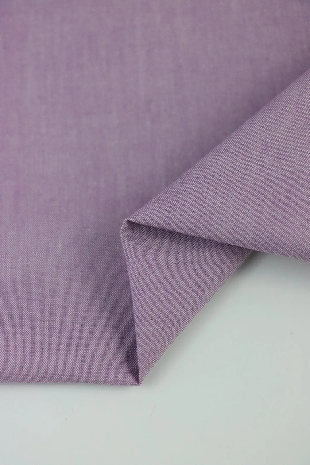 Lilac 100% Cotton Chambray