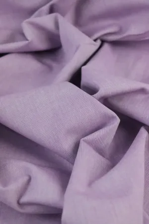 Lilac 100% Cotton Chambray