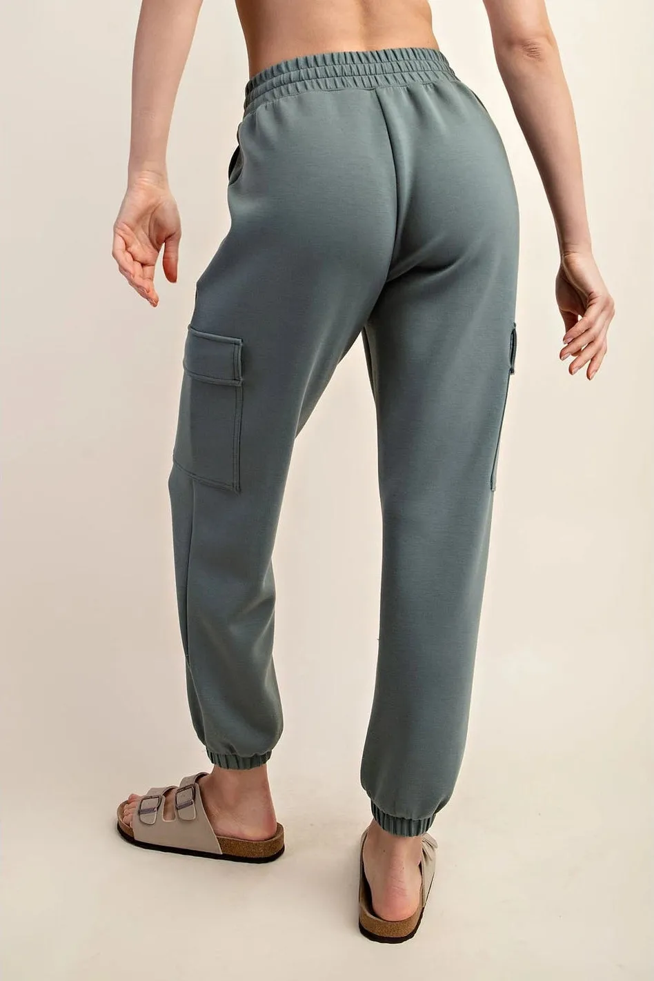 Luxe Scuba Cargo Joggers