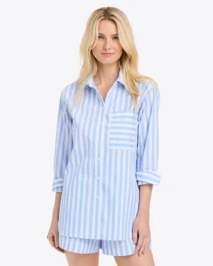 Lynn Long Sleeve Top in Crisp Cotton