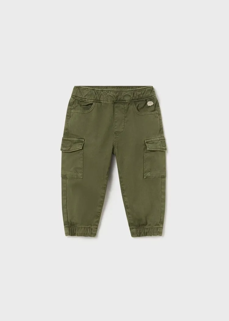 Mayoral Baby Joggers with Pockets in Forest