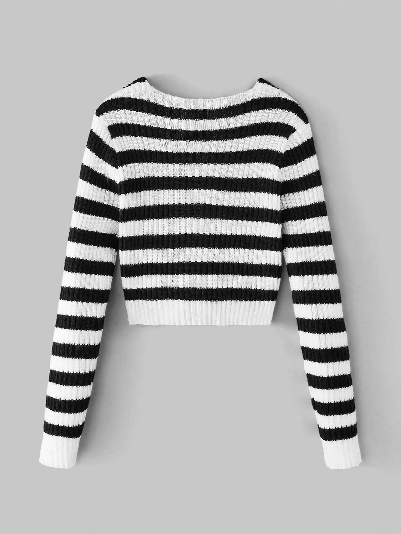 MOD Women's Color Block Striped Long Sleeve Casual Cardigan