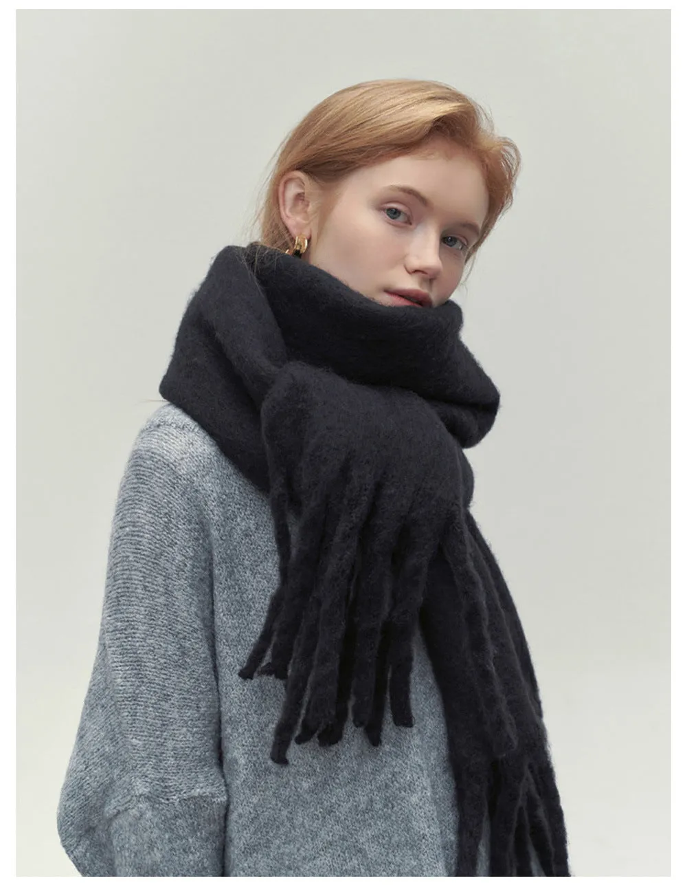 Mohair Winter Scarves