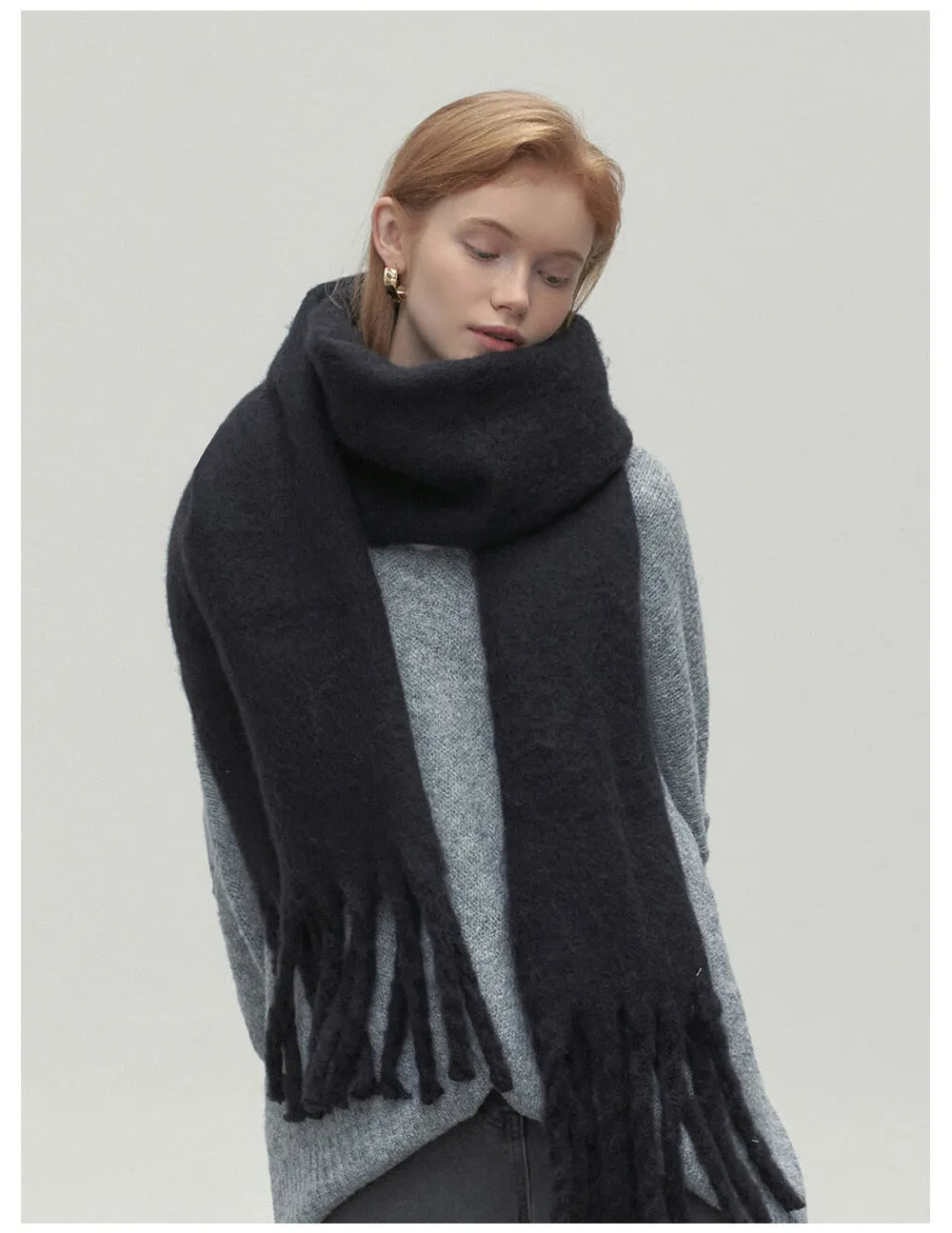 Mohair Winter Scarves
