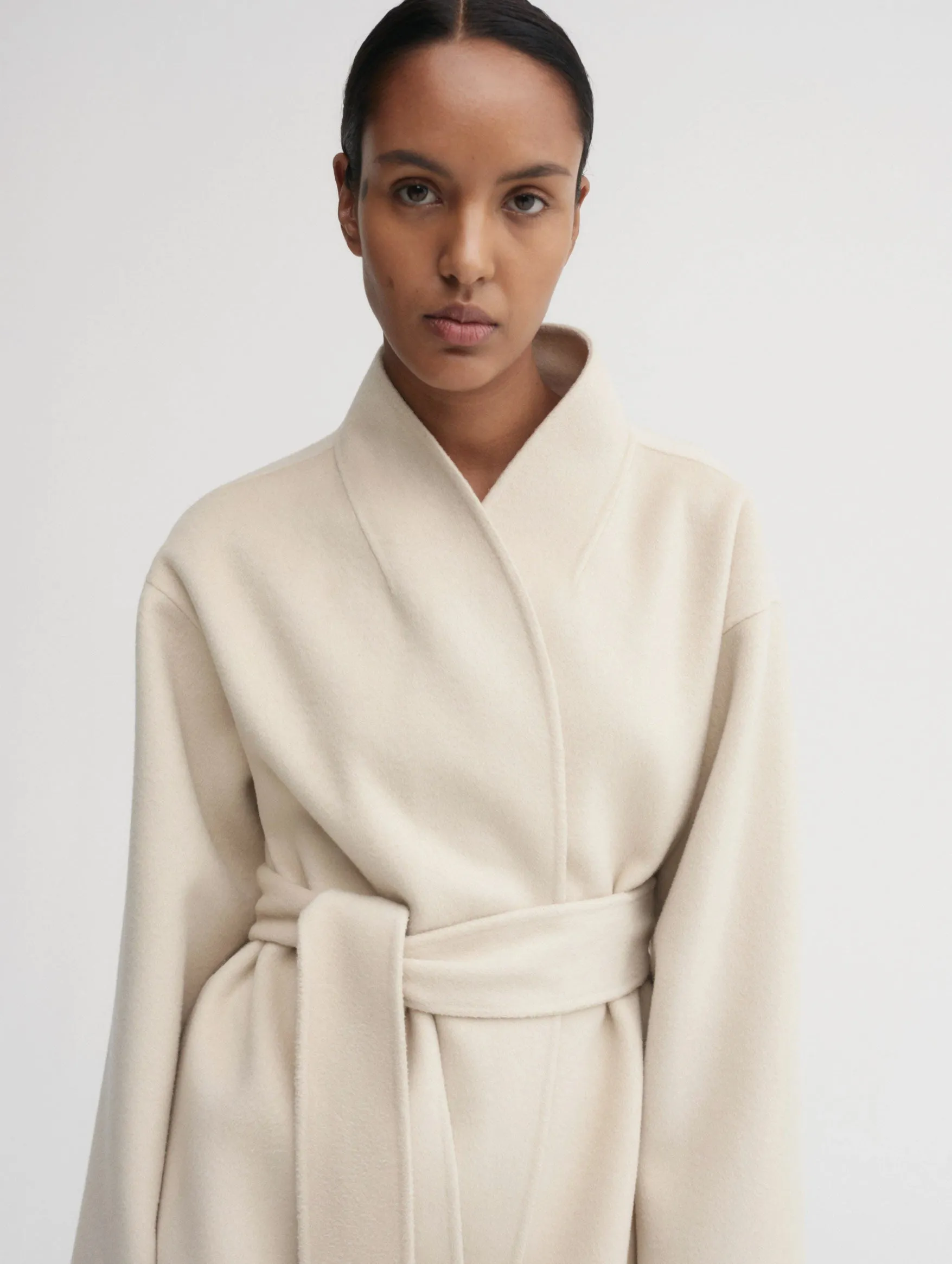 Noorie Double Coat in Sand