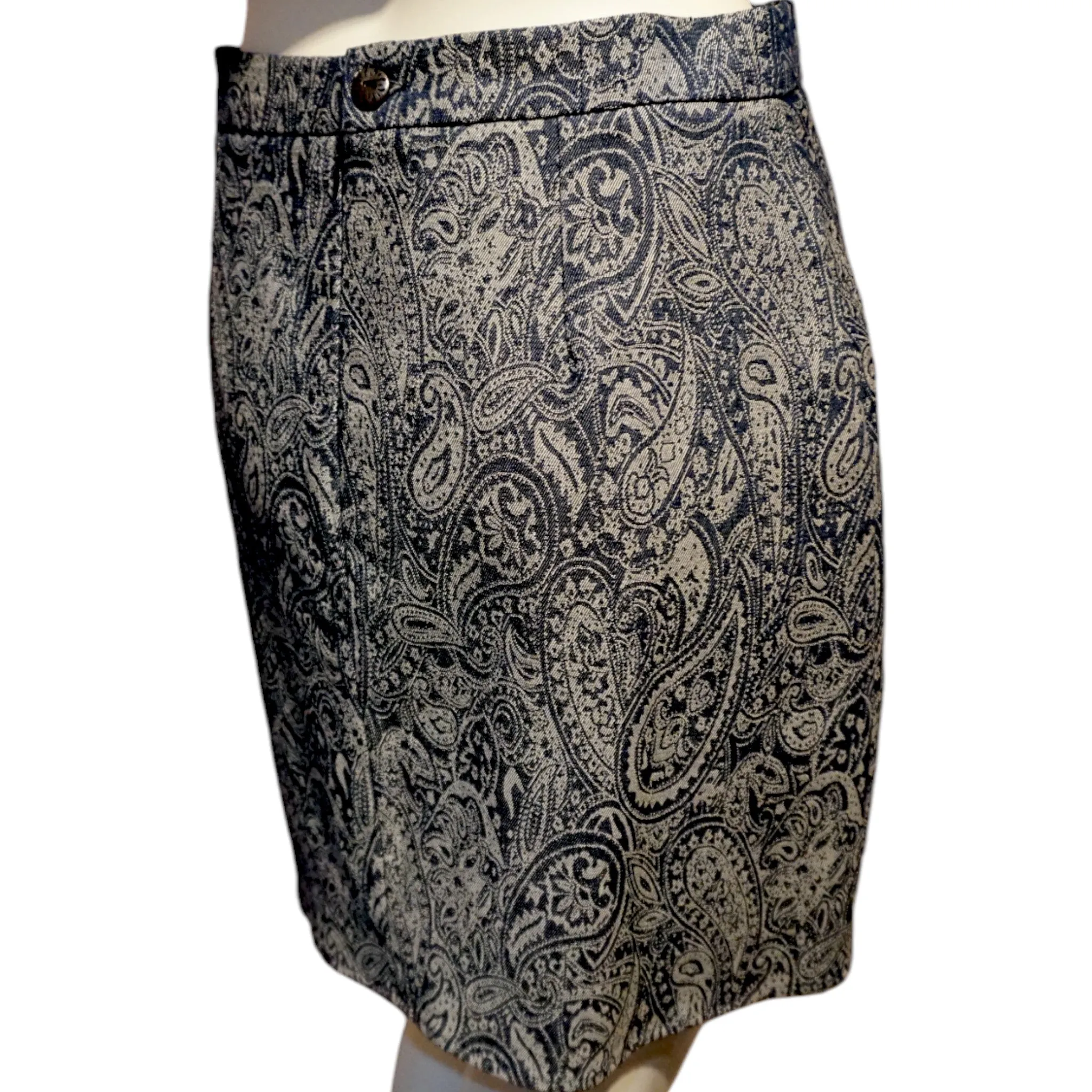 Paisley Short Skirt