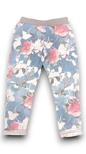 PAPER ROSE CORNELIA JOGGERS LIGHT DENIM