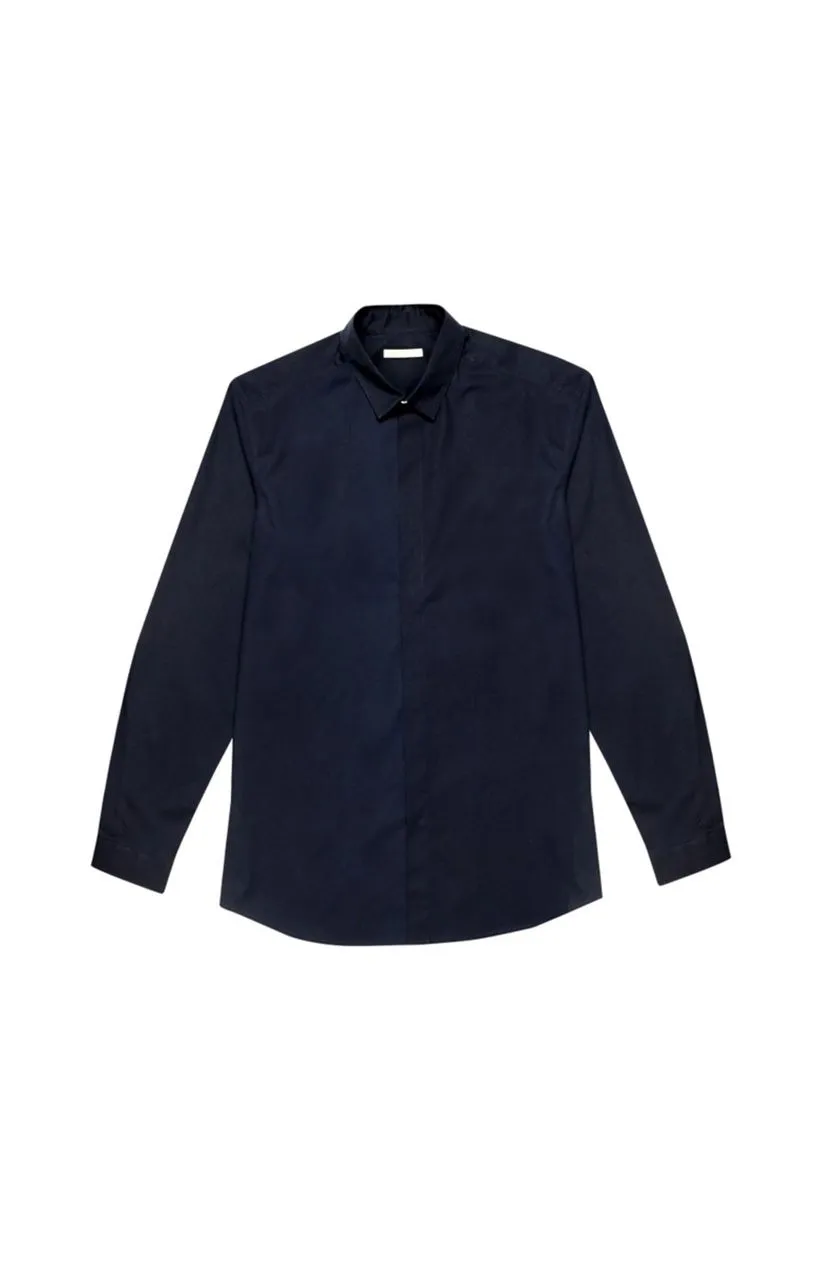 Perona   -   Mens-Shirts-Shirts-Finley-Pma-Ss24-350-S-Navy