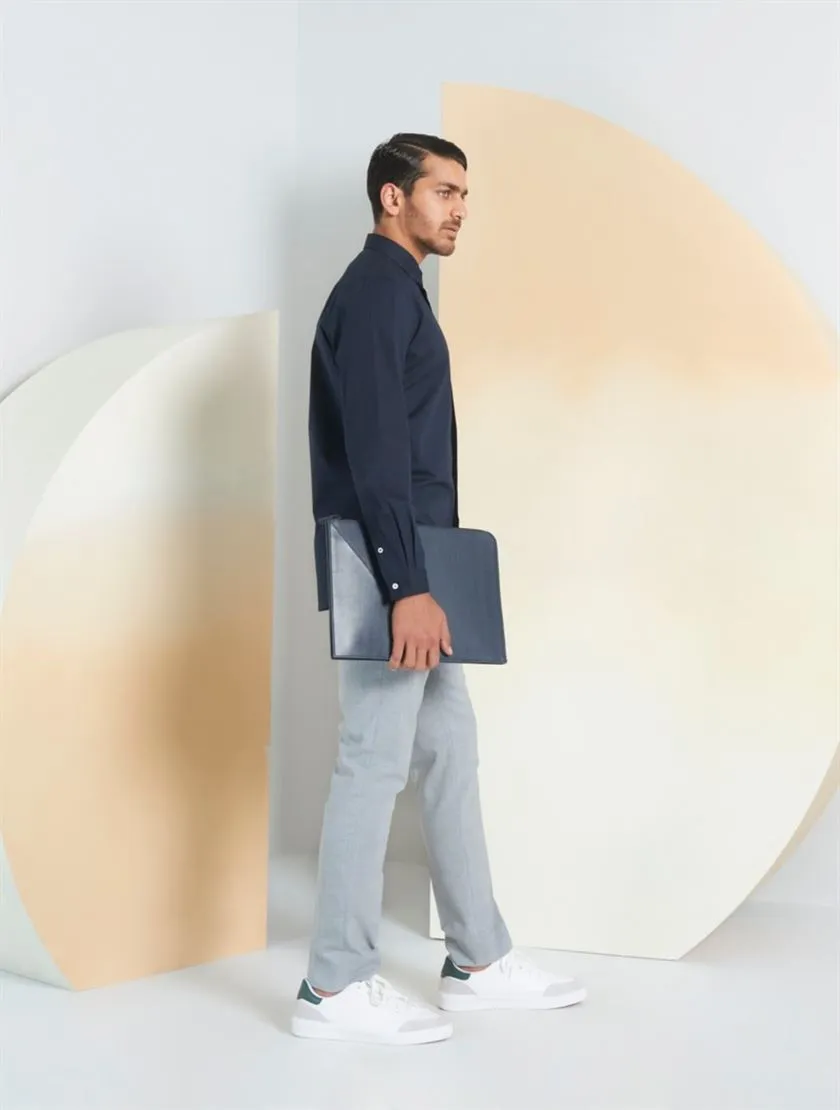 Perona   -   Mens-Shirts-Shirts-Finley-Pma-Ss24-350-S-Navy