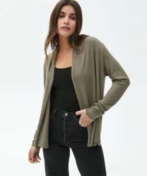 Ramona Tahoe Jersey Cardigan Olive