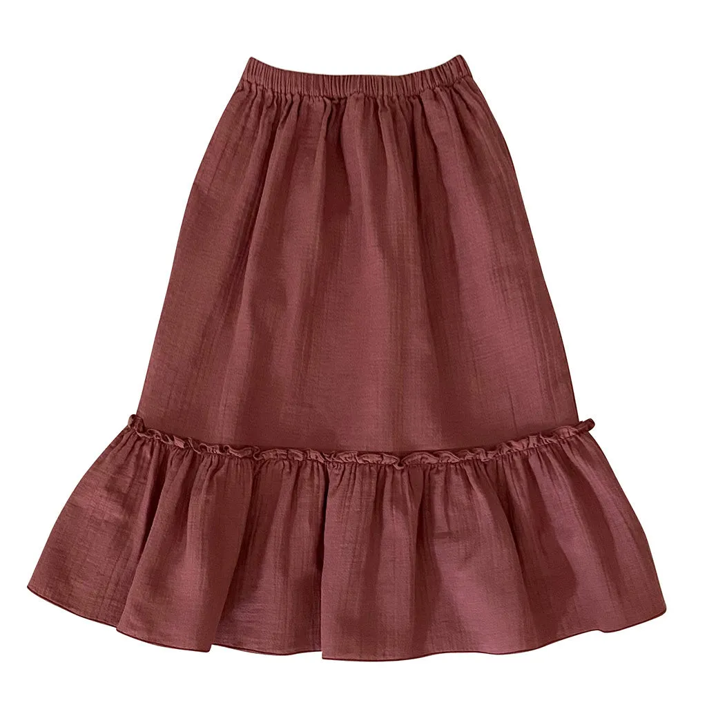Skirt Dana Light Mahogany Woman