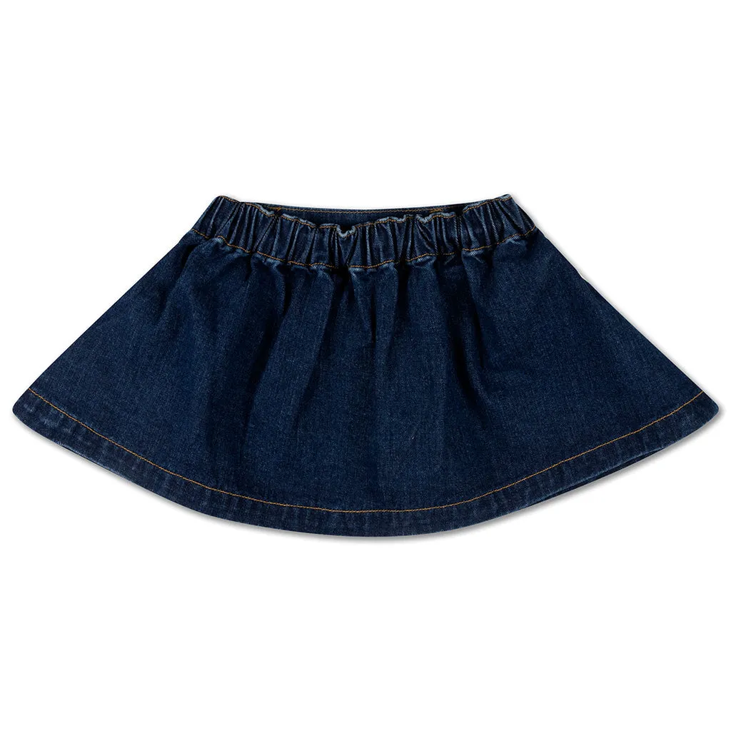 Skirt Hoop Rinsed Blue
